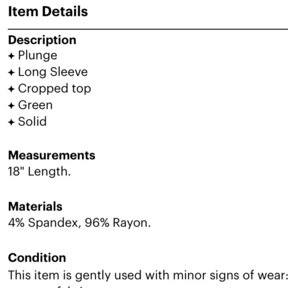 Nollie ribbed long sleeve front knot scoop neck Fitted top Large Olive green - Picture 3 of 5